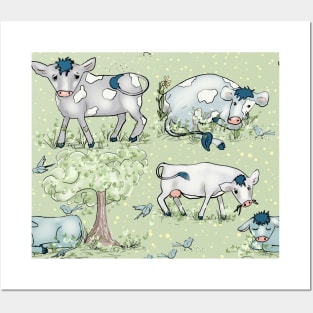 cowabunga ! Country Cows Posters and Art